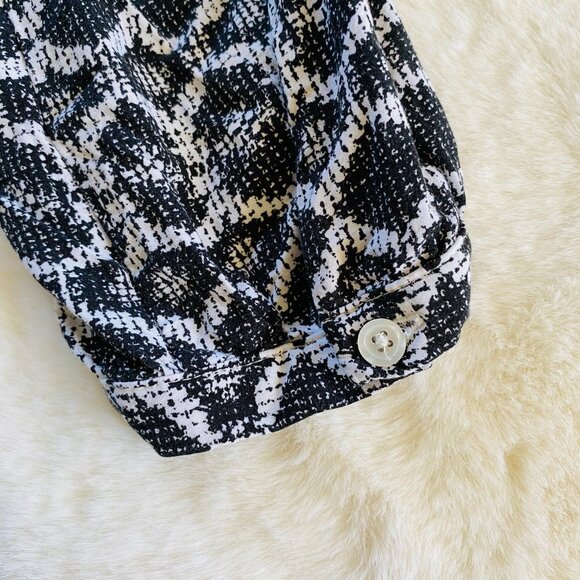 Old Navy Women's Black Snake Print Long-Sleeved Short Dress size Large - Picture 6 of 10